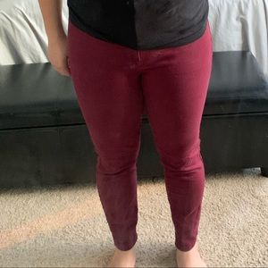 NWOT burgundy Aeropostale jeans